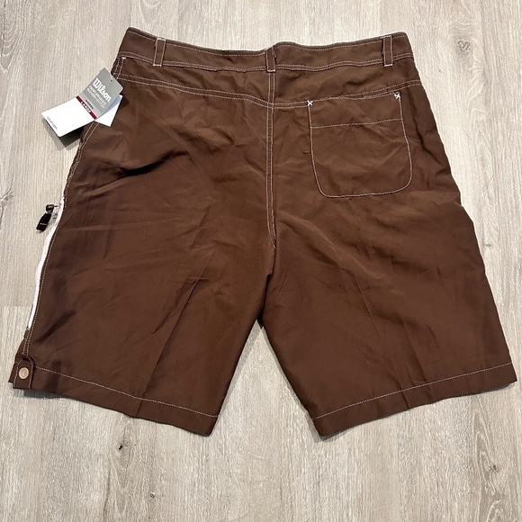 Wilson Light Weight Brown Shorts | Size Large | 10" Inseam | NWT - Picture 8 of 11